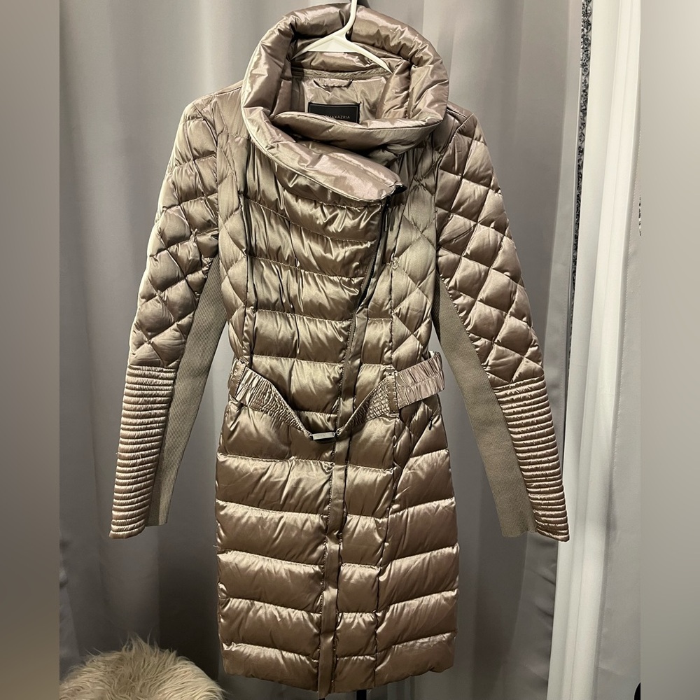 BCBG Max Azria Quilted Long Puffer